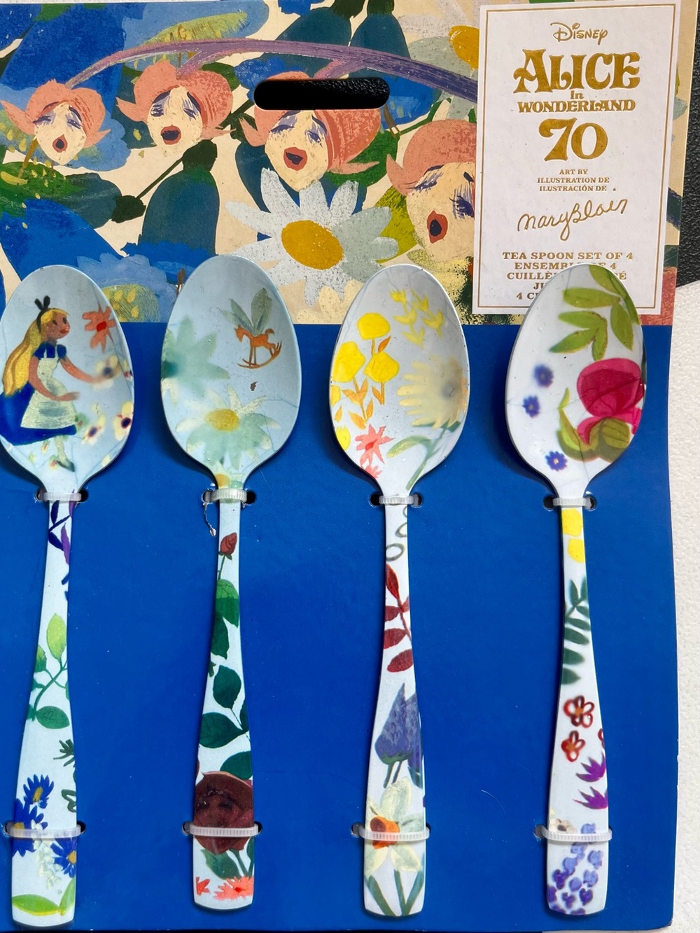 NWT! Disney Parks Alice in Wonderland 70th Anniversary Spoon Set